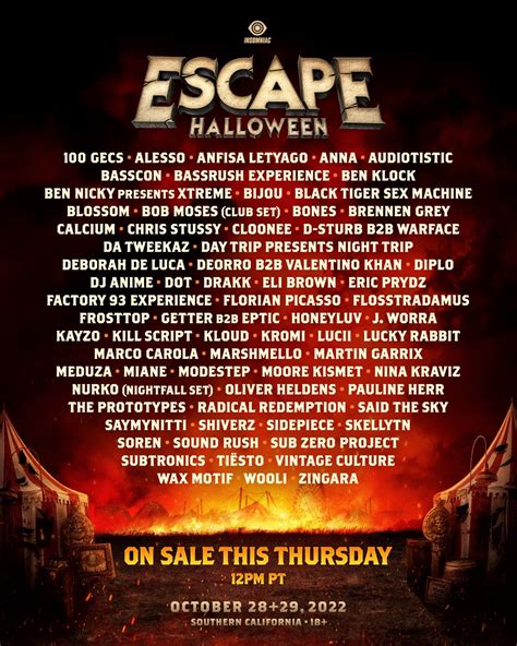 escape halloween 2023 lineup reddit|Escape Halloween 2023 Lineup Unmasked .